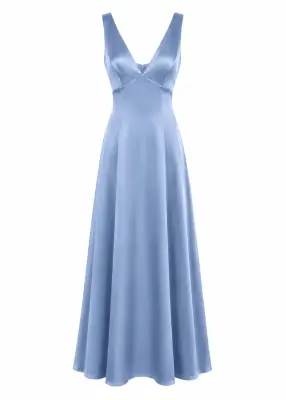 Calista Maxi Dress - Sky blue — photo 2