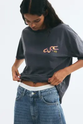 T-shirt oversize imprimé - Gris foncé/The Cure — photo 1