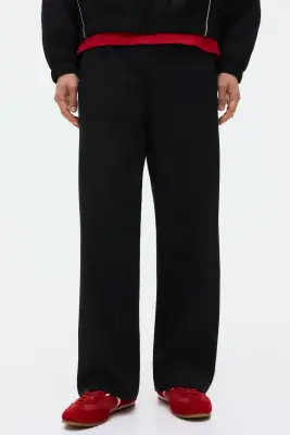 Pantalon de survêtement imprimé Relaxed Fit - Noir/Honda — photo 1
