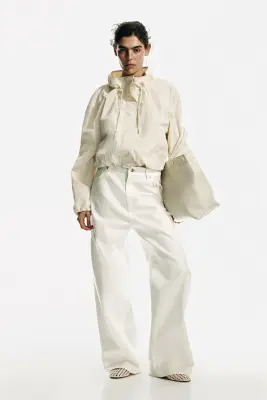 Veste coupe-vent - Crème — photo 2