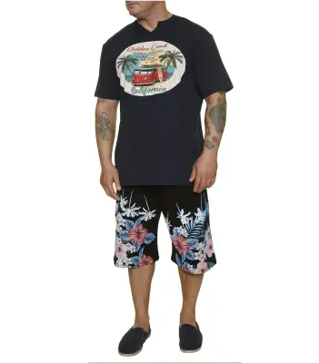 MAXFORT TEE SHIRT COMBI Marine — photo 5