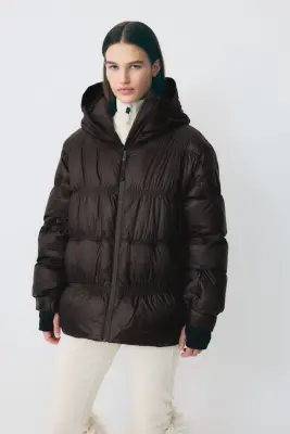 Doudoune de ski en duvet ThermoMove™ - Marron grain de café — photo 2