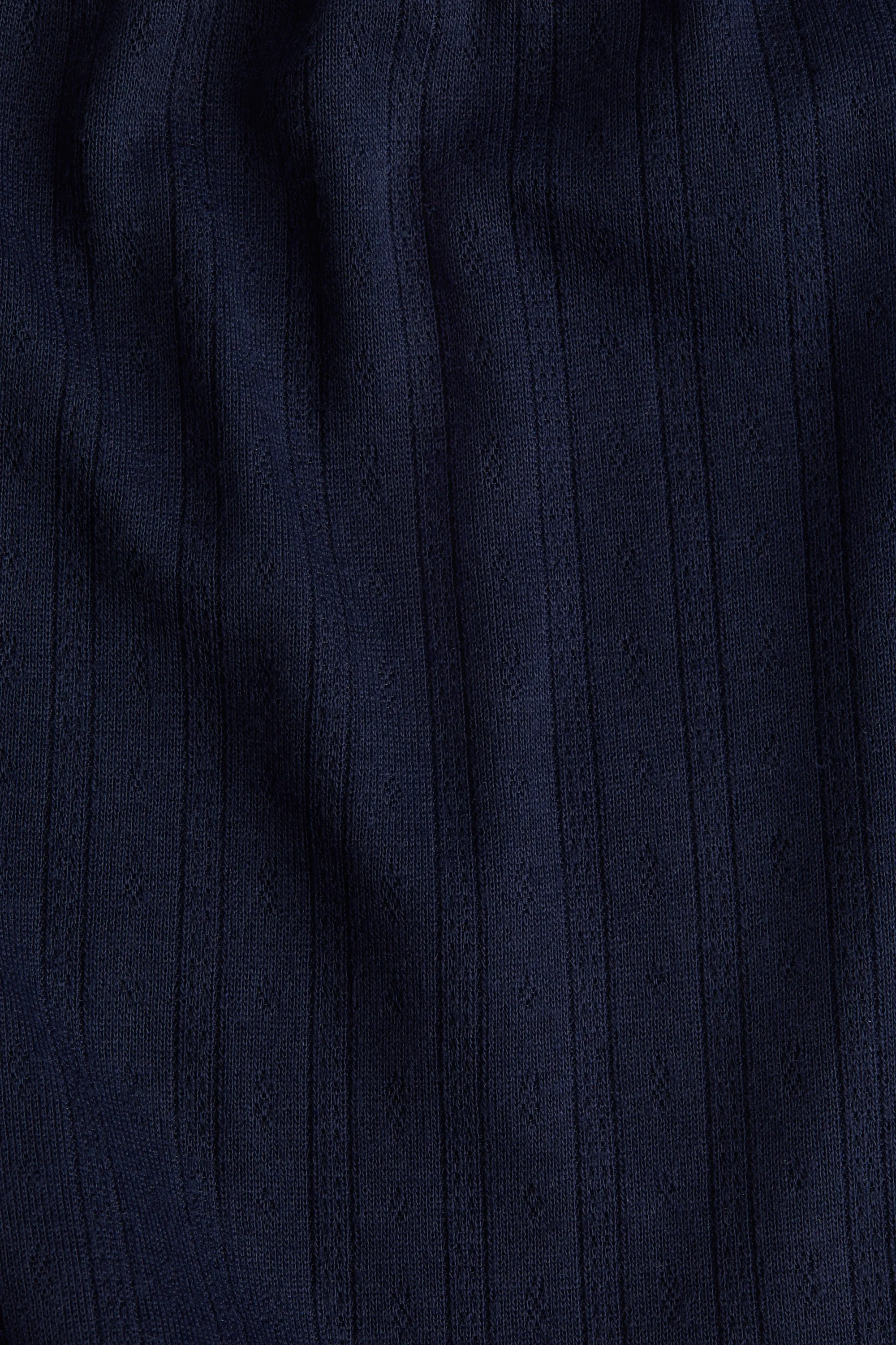 Short en jersey à taille élastique - Bleu marine