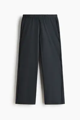 Chemise et pantalon de pyjama en coton - Gris foncé — photo 2