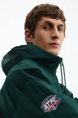 Veste coupe-vent en nylon - Vert foncé/Team Meadows — photo 1