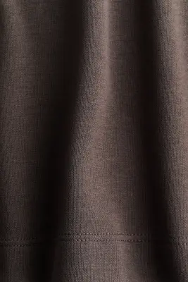 T-shirt en interlock - Taupe foncé — photo 3