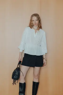 Blouse romantique Femme — photo 3