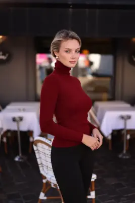 Garance Merino Wool Top - Red — photo 2
