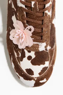Lot de 2 bijoux de chaussures en forme de fleurs - Rose poudré — photo 2