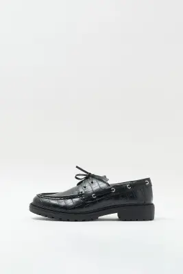 Mocassin en simili croco Femme — photo 3