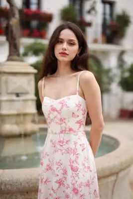 Barbie Corset Dress - Rose Toile de Jouy — photo 4