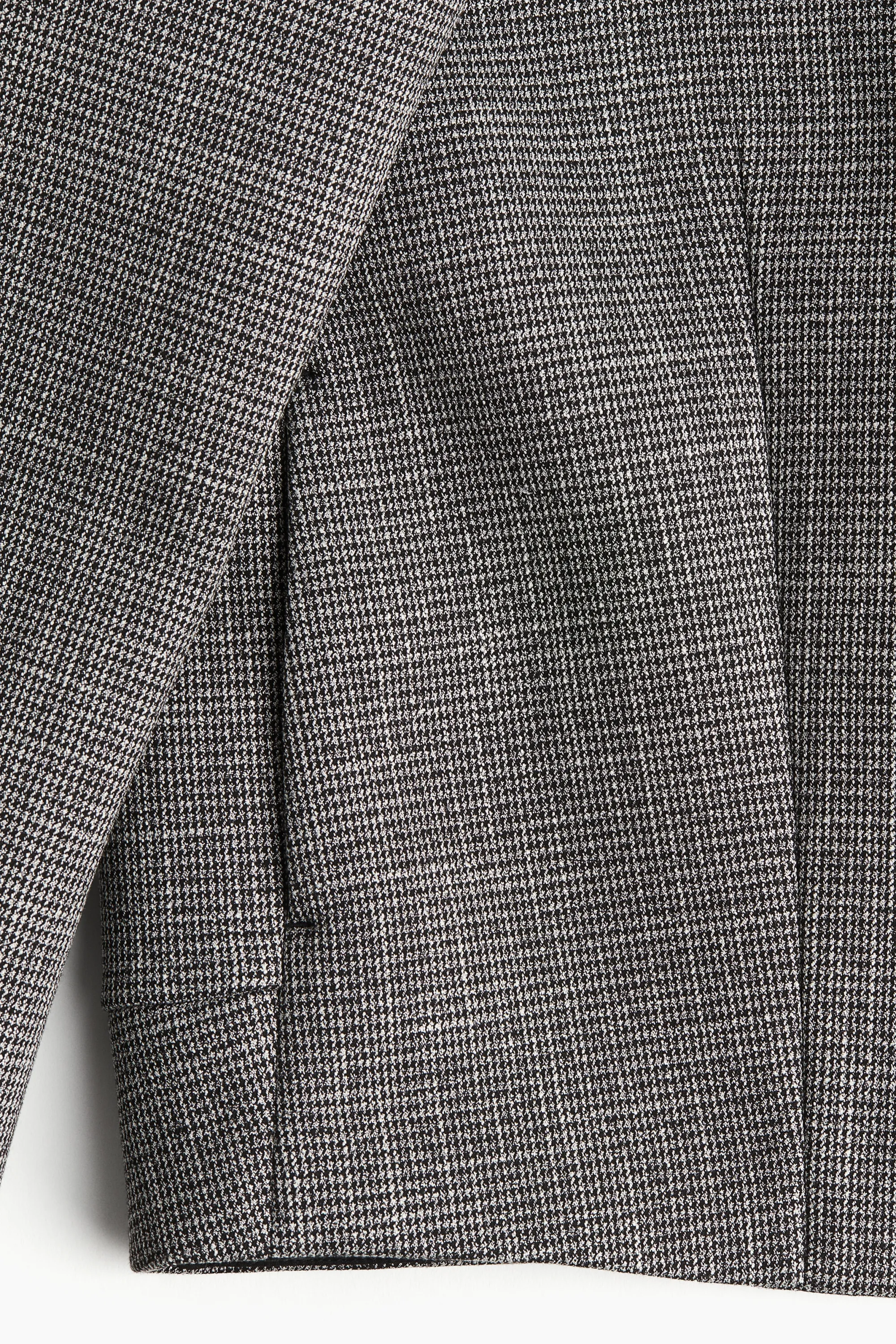 Veste en twill texturé - Gris chiné
