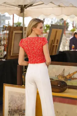 Gina Blouse - White — photo 3
