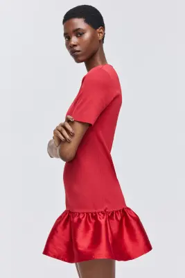 Robe en maille - Rouge — photo 2