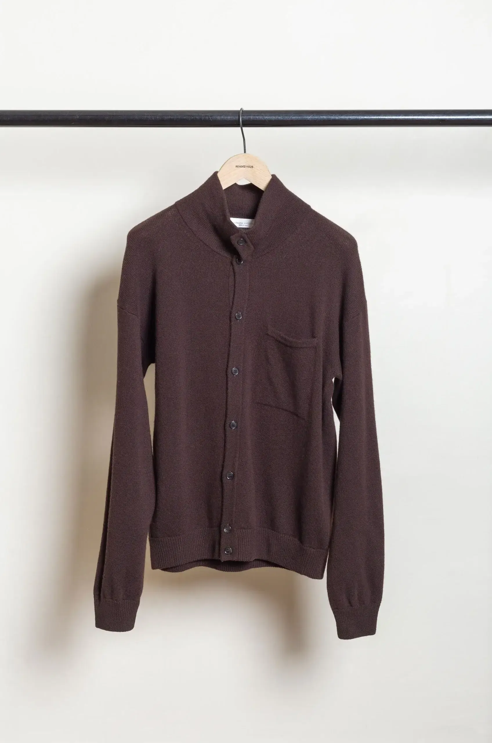 Roberto Collina – Knit LS Shirt – Moro