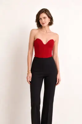Eleanor Tweed Corset Top — photo 1