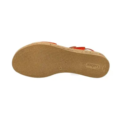 Sandales Gabor 64.550.13 Orange - Lacets Grande Pointure Femme — photo 4