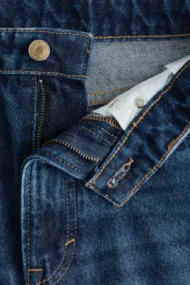 Straight High Jeans - Bleu denim foncé — photo 5