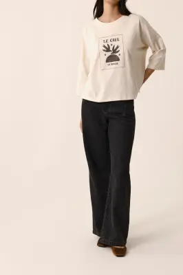 Tee-shirt Janou Creme — photo 4