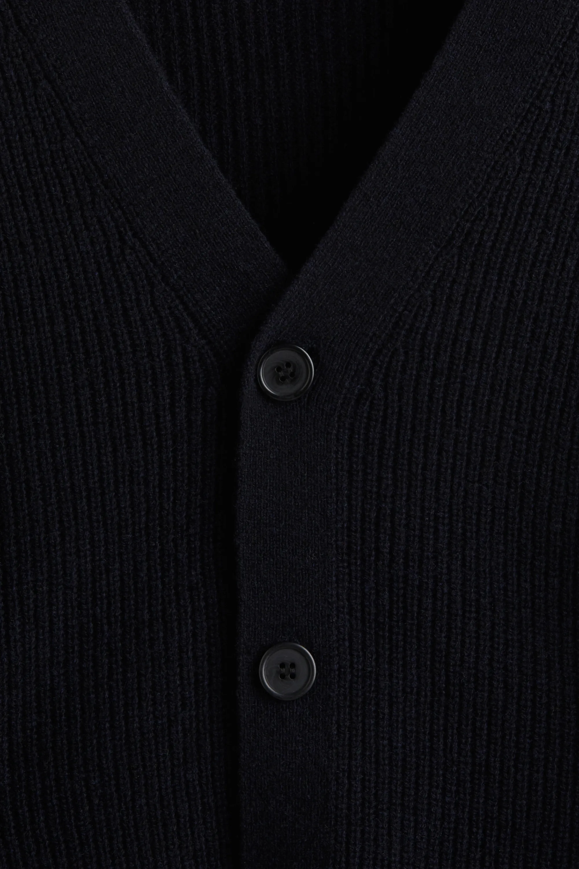 Gilet Regular Fit en laine - Bleu foncé