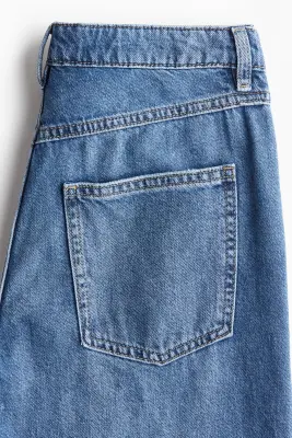 Wide Regular Jeans - Bleu denim — photo 2