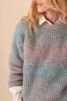 Pull Aglae violette matcha — photo 2