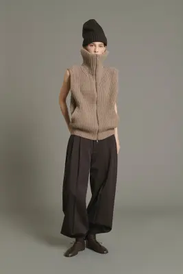 VESTE KRISTEN BEIGE CHINÉ — photo 3