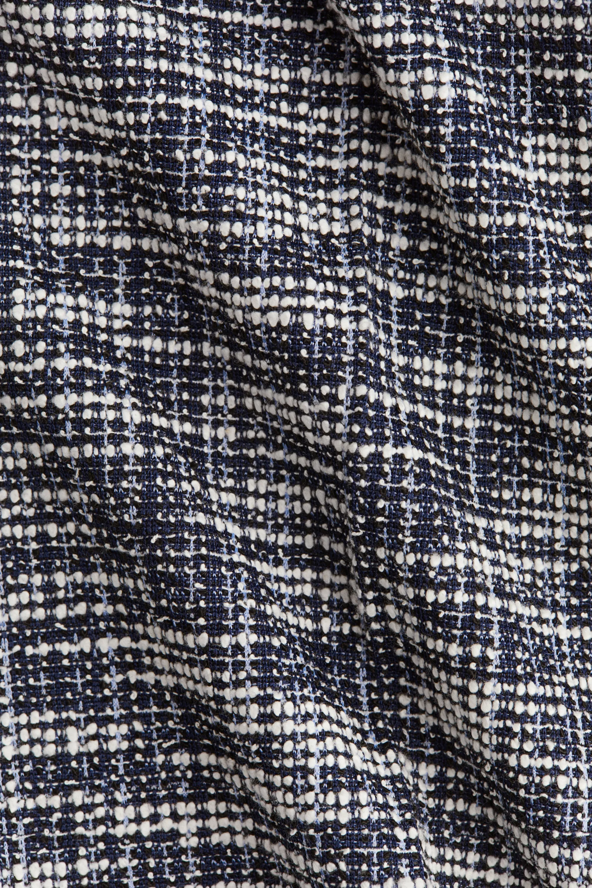Pantalon large - Bleu marine chiné