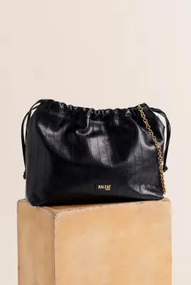 Sac Amaïa froissé bleu nuit — photo 5