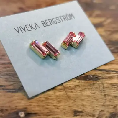 Två Flingor, two 7*3 mm crystals — photo 2