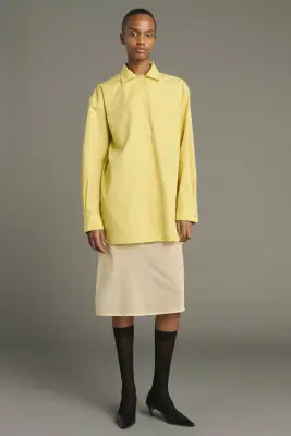 CHEMISE KITA JAUNE/BEIGE — photo 1