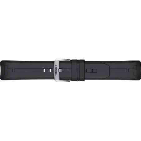 Bracelet caoutchouc noir pour Tissot T-Touch Connect Solar T603044330