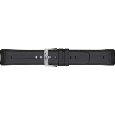Bracelet caoutchouc noir pour Tissot T-Touch Connect Solar T603044330