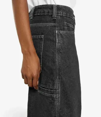 Pantalon Dickies 958 Baggy tapered work jean – Black Faded — photo 3