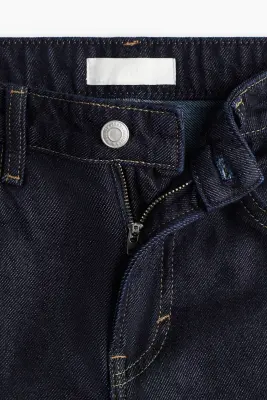 Feather Soft Wide Regular Jeans - Bleu denim foncé — photo 2