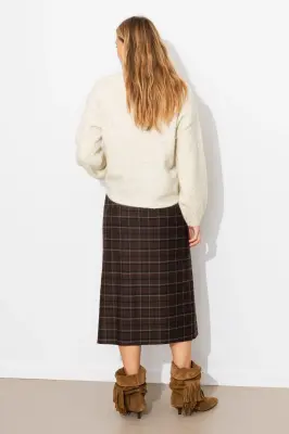 Pull col V Femme — photo 4