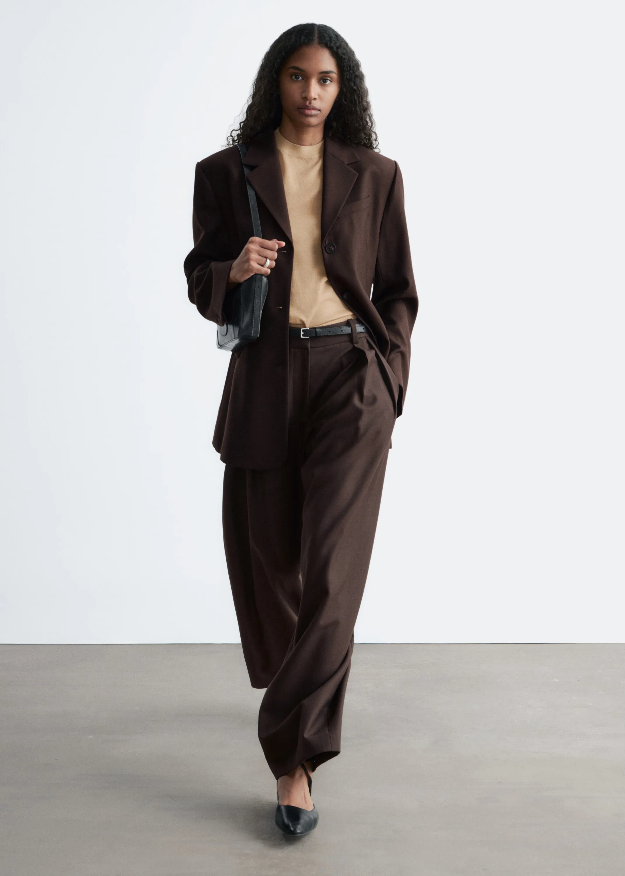 Blazer cintré - Marron foncé