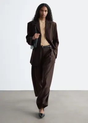 Blazer cintré - Marron foncé — photo 1