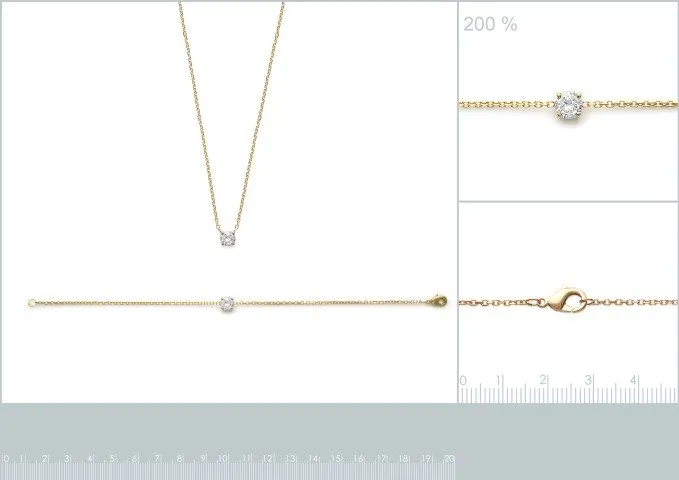 Bracelet pl-or 750 3mic oz 97100218