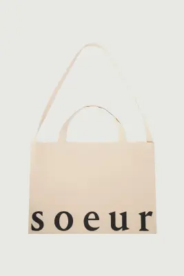 MAXI TOTE BAG ÉCRU — photo 1
