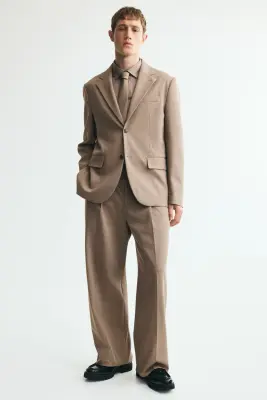 Veste légère Relaxed Fit - Taupe — photo 1