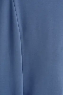 ROBE MIDI SCULPTÉE EN JERSEY - BLEU — photo 4