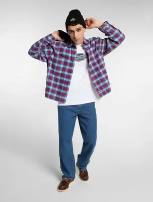 Chemise Dickies flanel Jerome – Deep Claret — photo 3