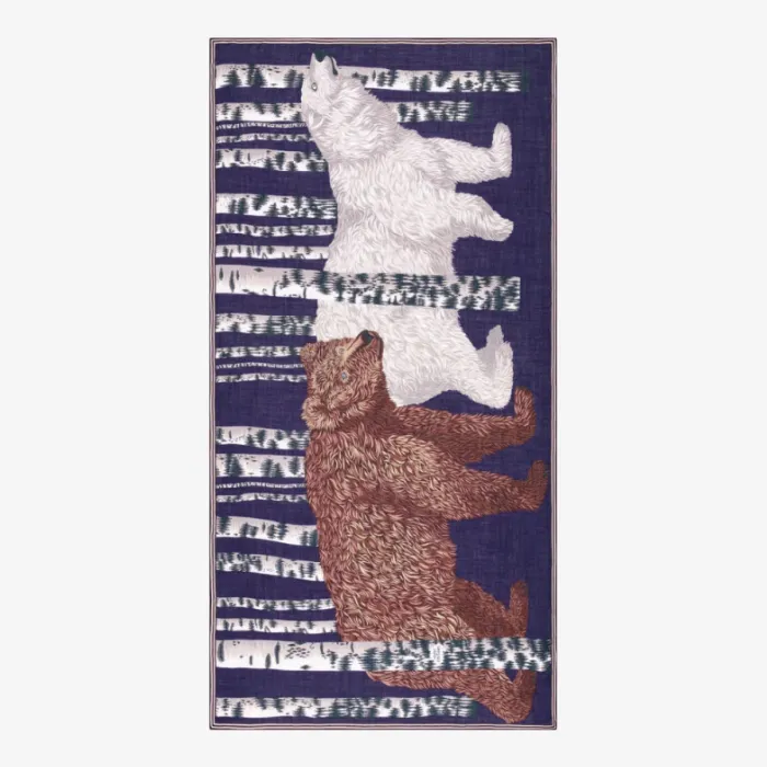 Écharpe Ours Bleu