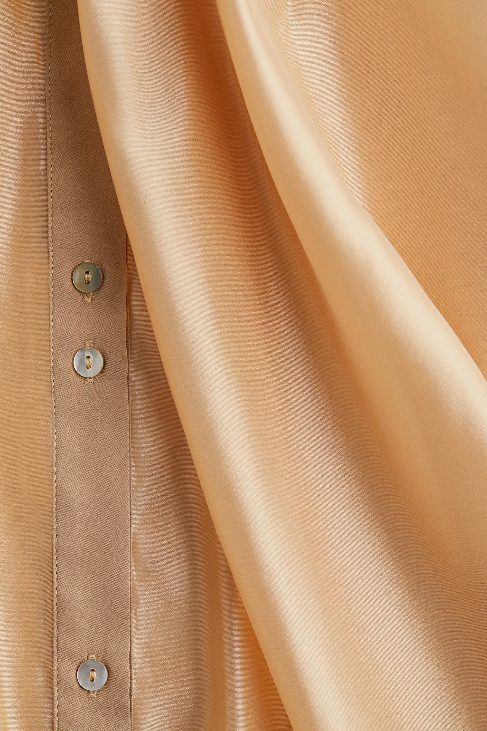 Robe chemise cintrée - Beige