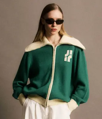 Jiji Studio – Cardigan Renée Vert — photo 2