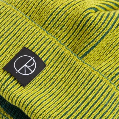 Bonnet Polar merinos lines – chartreuse / army green — photo 3