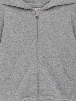 Sweat à capuche - Gris chiné — photo 2