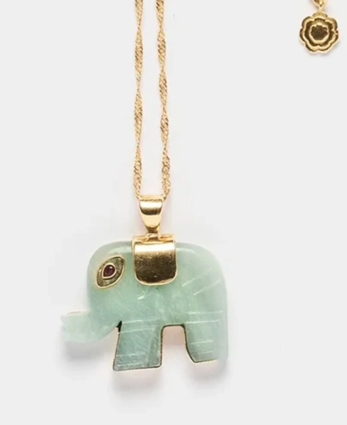 Nouveau ! BOHEMIAN RHAPSODIE PARIS Collier Dumbo Amazonite