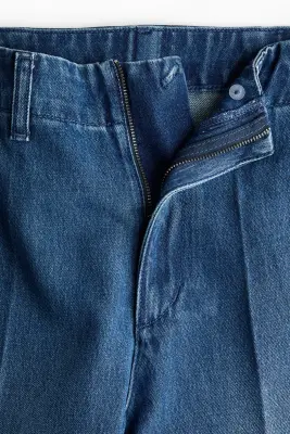 Wide High Jeans - Bleu denim — photo 4